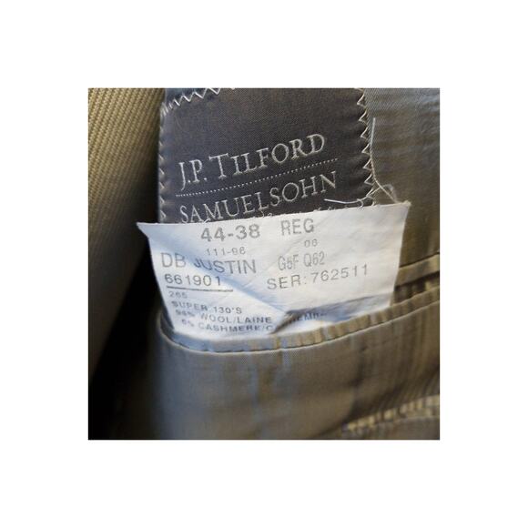 J.P. Tilford men's gray blazer size 44-38 reg - Picture 5 of 5